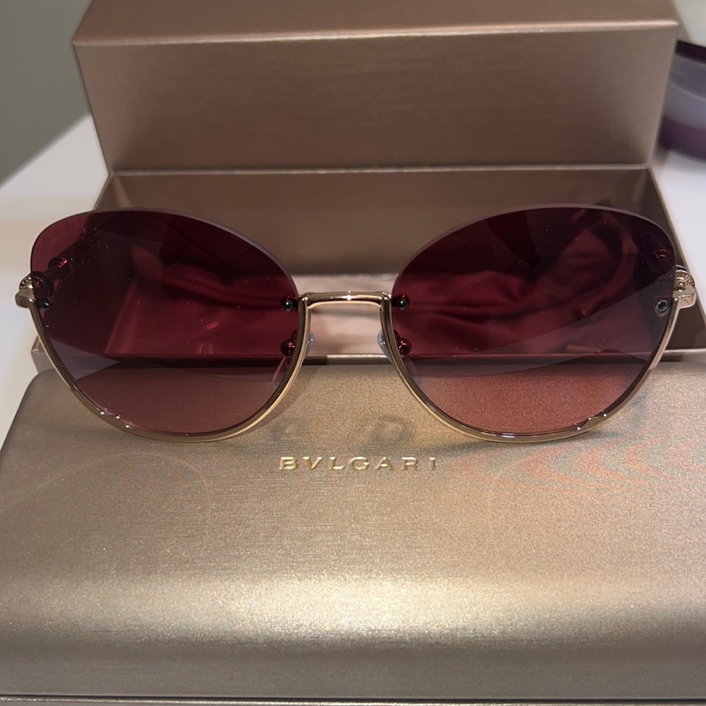 Bvlgari / Bulgari sunglasses - Rose gold/violet - Picture 2 of 13